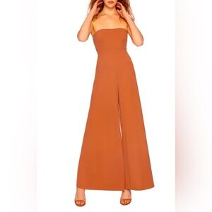 Susana Monaco Strapless Wide Leg Jumpsuit
